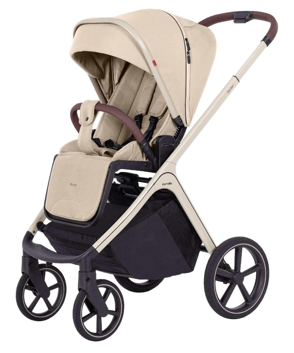 CARRELLO | VECTOR Kinderwagen | 14 tlg. SET: Babywanne + Sportsitz + Wickeltasche + Adapter – Bild 38