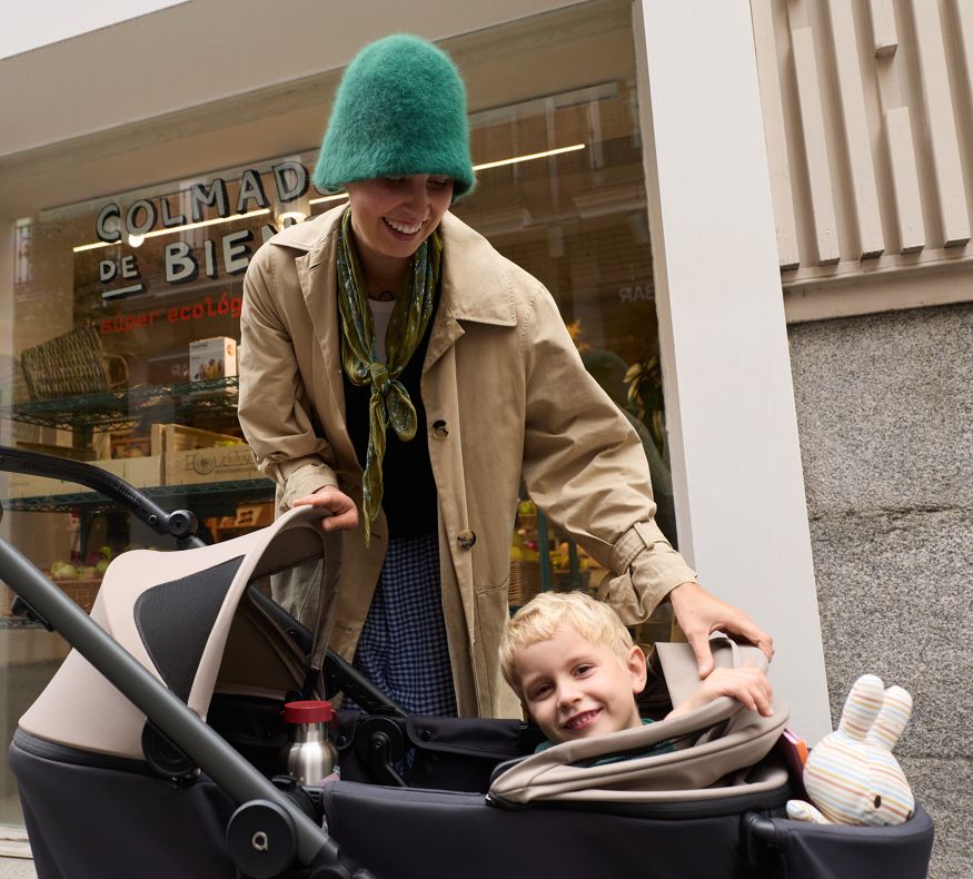 Megaset: ANEX MODU Zwillingskinderwagen: 2 Wannen + 2 Sitzeinheiten + 1 Rahmen +2 Autoschalen + 2 Isofix – Bild 80