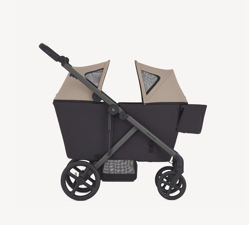 Megaset: ANEX MODU Zwillingskinderwagen: 2 Wannen + 2 Sitzeinheiten + 1 Rahmen +2 Autoschalen + 2 Isofix – Bild 82