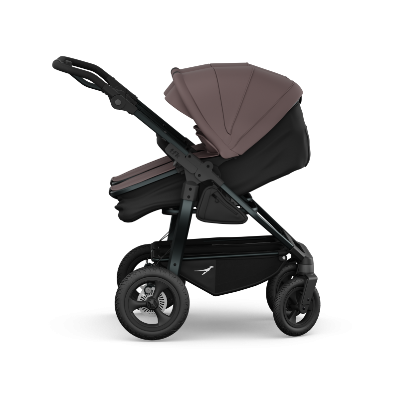 TFK DUO Megaset | Zwillingskinderwagen | 2 x Babywanne & Sportsitz + Adapter + Autoschale + Isofix Station – Bild 7