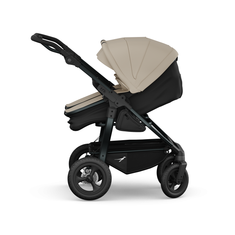 TFK DUO Megaset | Zwillingskinderwagen | 2 x Babywanne & Sportsitz + Adapter + Autoschale + Isofix Station – Bild 38