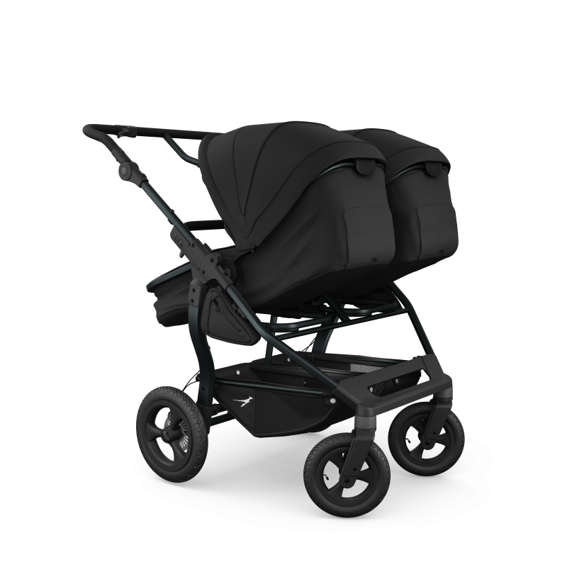 TFK DUO Megaset | Zwillingskinderwagen | 2 x Babywanne & Sportsitz + Adapter + Autoschale + Isofix Station – Bild 15