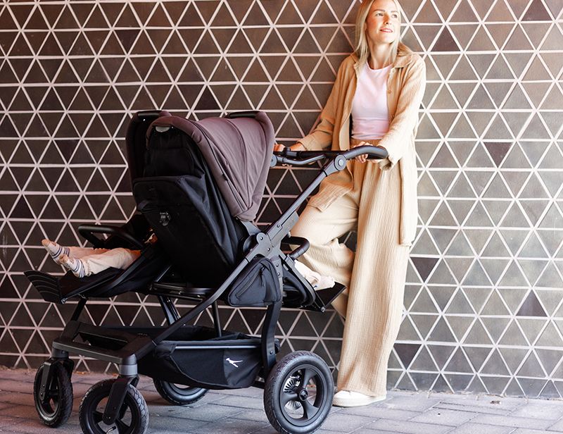 TFK DUO Megaset | Zwillingskinderwagen | 2 x Babywanne & Sportsitz + Adapter + Autoschale + Isofix Station – Bild 11
