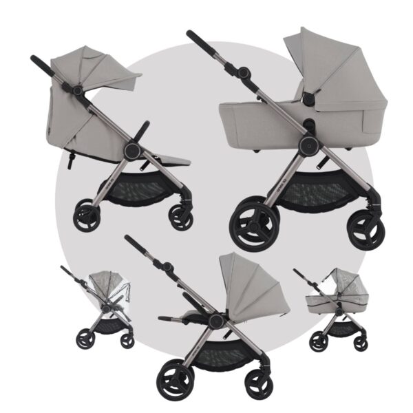 Anex IQ PREMIUM Kinderwagen | Babywanne + Sportwagen + Reise-Buggy | All in One Angebot