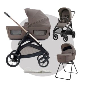 Inglesina APTICA Glam Kinderwagen | Babywanne + Sportwagen + Standup + Welcome Pad + Gestell